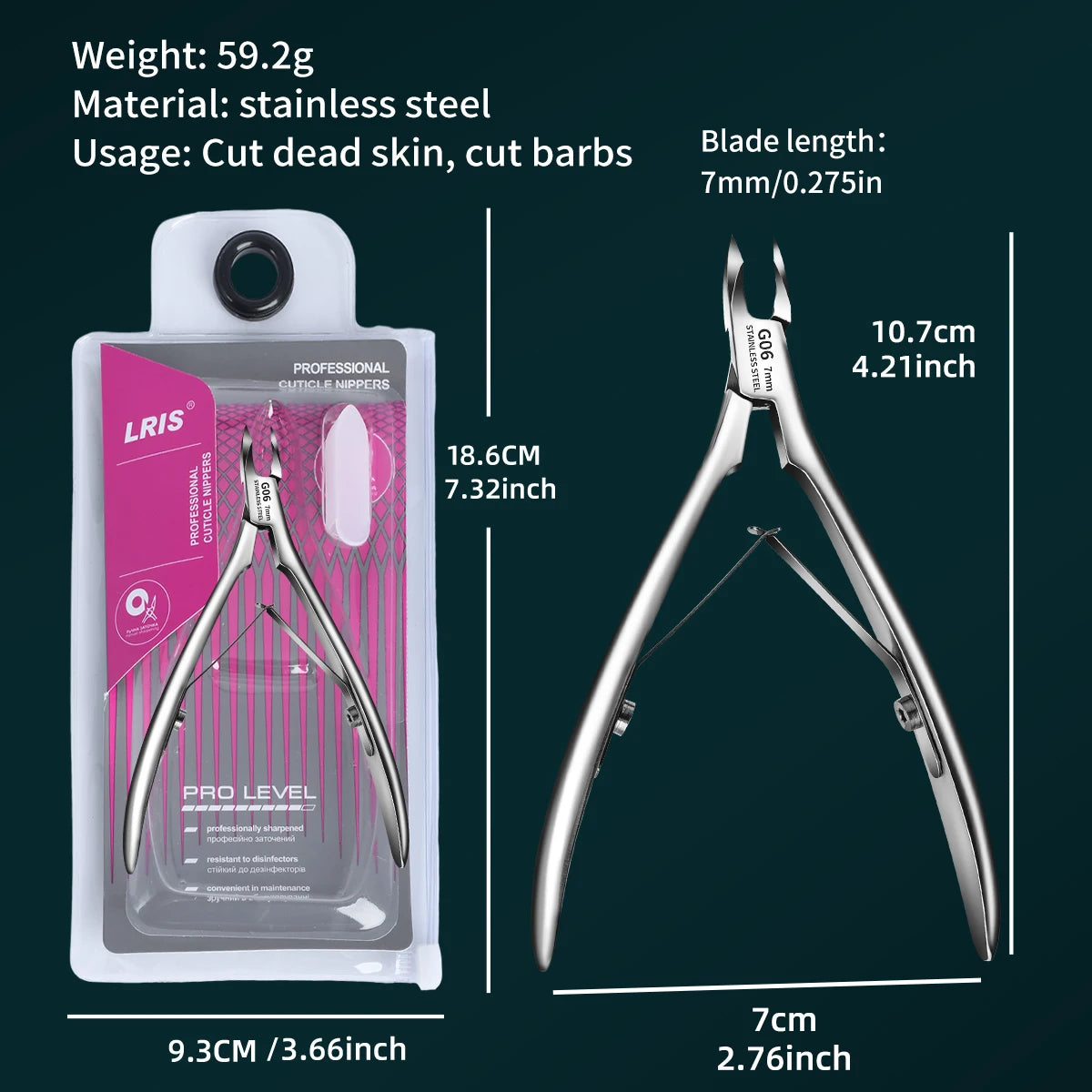 Russian Ieather Clippers Professional Nail Salon Tools Vietnam Craft
