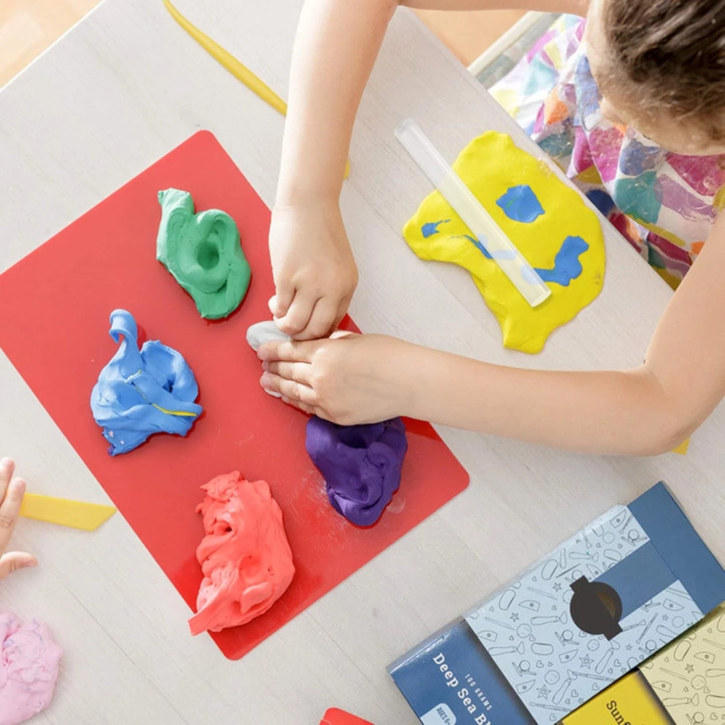 Acrylic Clay Roller with Acrylic Sheet Acrylic Round Clay Non-Stick
