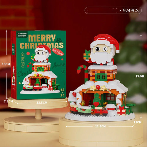 Christmas Gifts Micro Building Block Series Santa Claus Reindeer