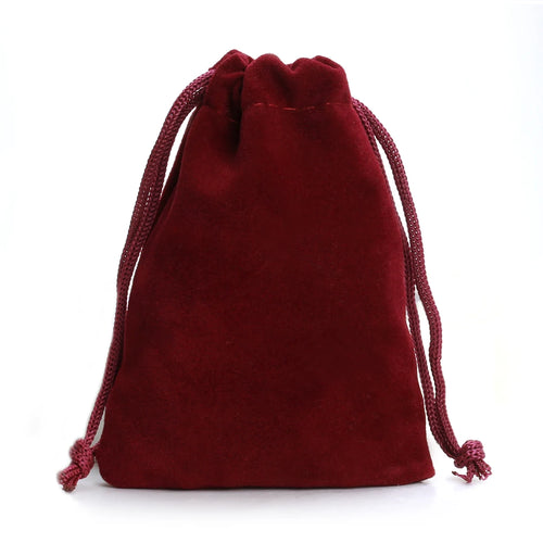 5-10pcs/lot Color Velvet Drawstring Bag Multi-size Packing Sachet for