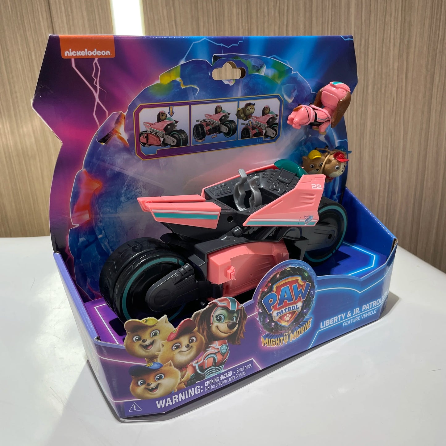 100% Original Paw Patrol Mighty Movie Liberty & Poms JR. Patrollers