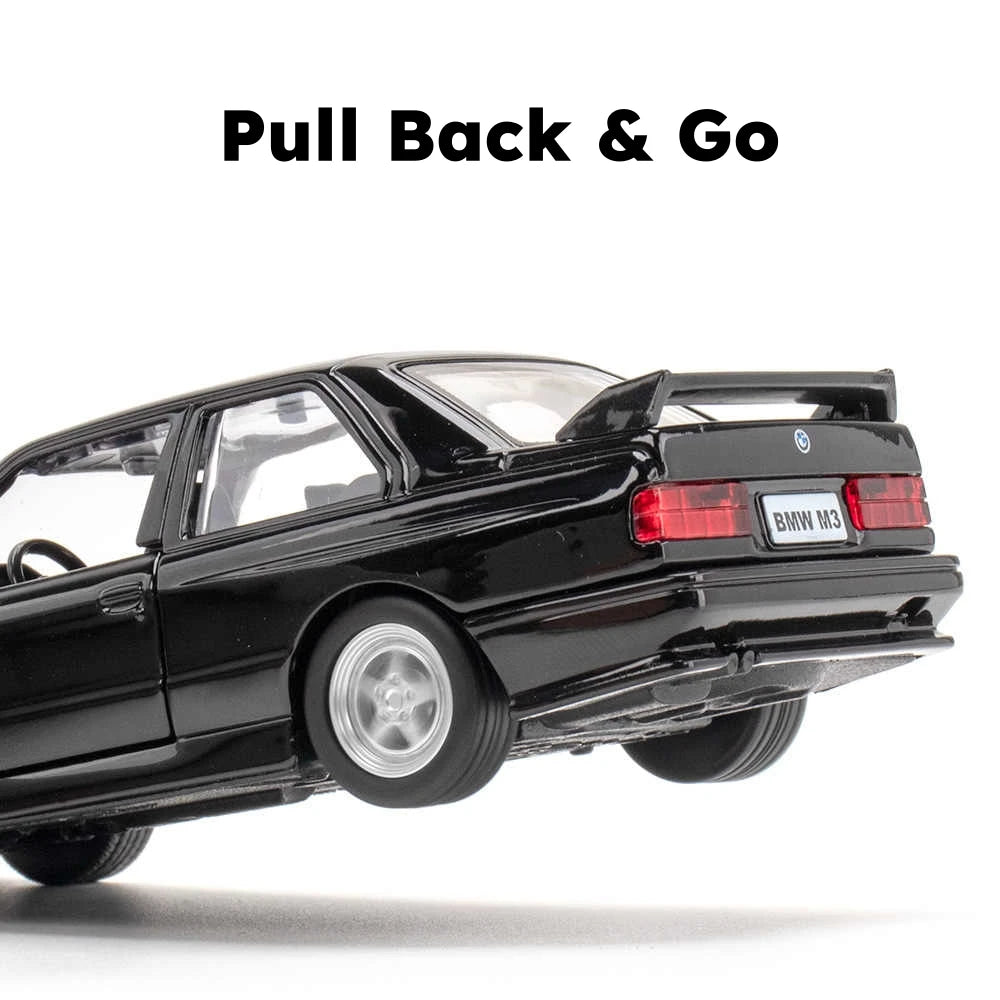 1/36 BMW M3 E30 1987 Classical Rally Toy Car Model For Children RMZ