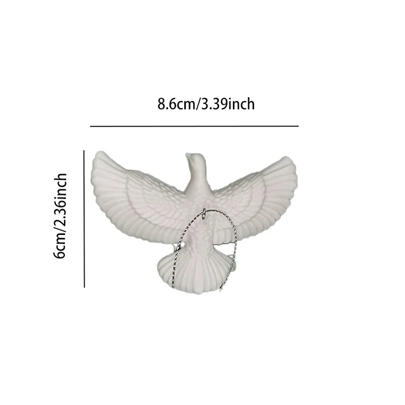 Exquisite acrylic friendship dove decoration, romantic hanging