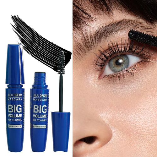 4D Black Mascara - Long-Lasting, Volumizing & Curling for All Skin