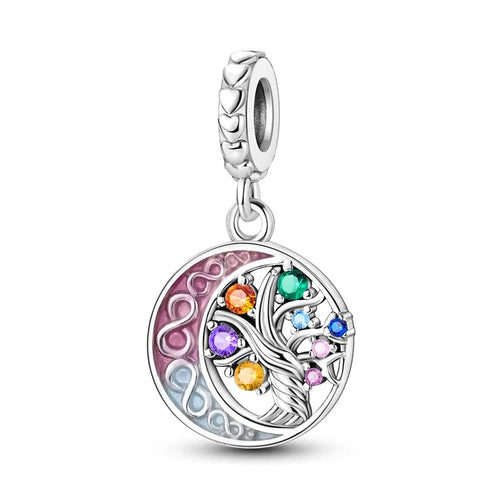 Womens Tree Of Life Pendant Charms Bead For Pandora 925 Silver