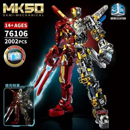 Variety Iron Heroes Blocks Action Figures Mark Building Sets Buster