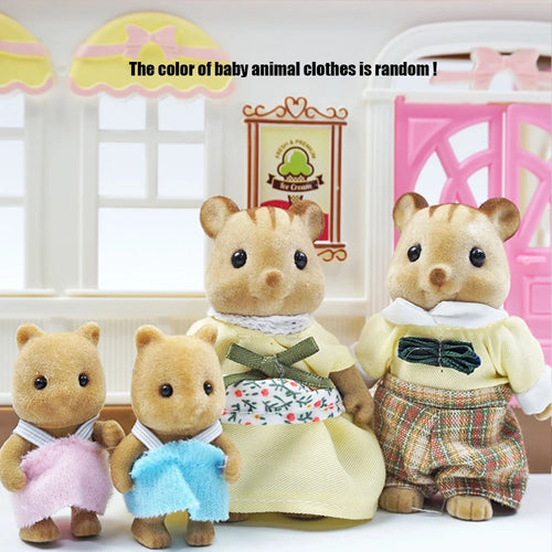 Rabbit Doll 1/12 Micro Dollhouse Reindeer Sheep Elephant Squirrel