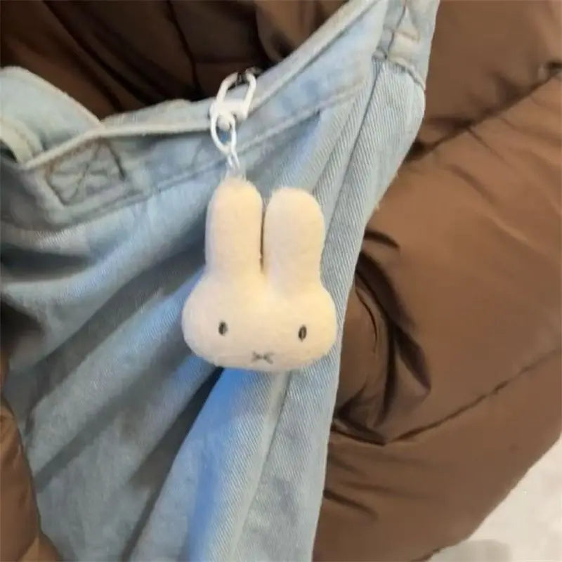 Miffy Cartoon Hair Tie Hairpin Brooch Bangs Clip Pendant Sweet