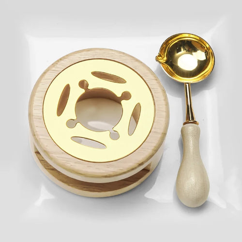 2/3pcs Wax Seal Set Wood Wax Melting Lacquer Furnace With