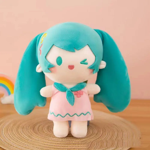 6 Styles New 13-18cm Kawaii Anime Girls Plush Pendant Keyring Cute