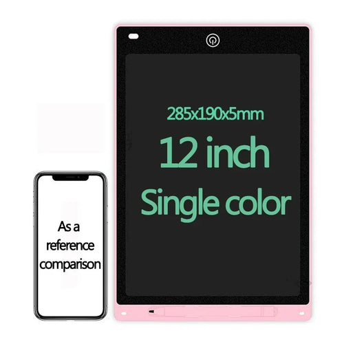 10/12/inch LCD Writing Tablet Drawing Board Kids Graffiti Sketchpad