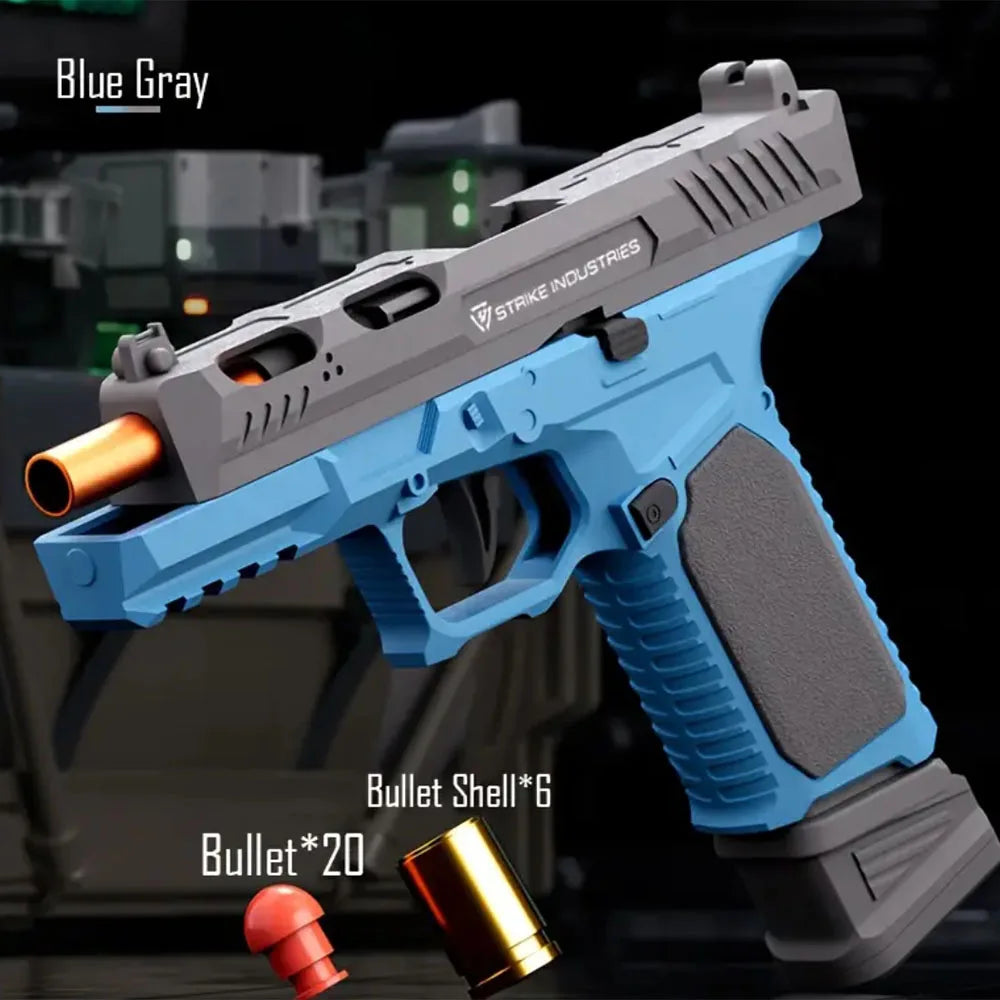 Toy Gun Pistol Shell Ejecting Guns Outdoor Sports Shooting Games Kids