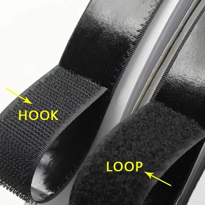 1-25meters Strong Self Adhesive Hook and Loop Fastener Tape Nylon