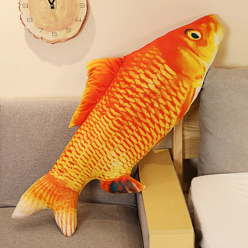 30-120CM Kawaii Cartoon Grass Carp Carp Carp Stuffed Animal Plush Toy