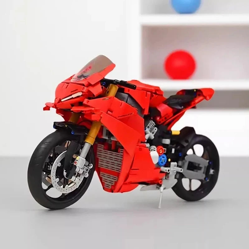 2025 MOC Technical 42202 Ducatis Panigales V4 S Motorcycle Building