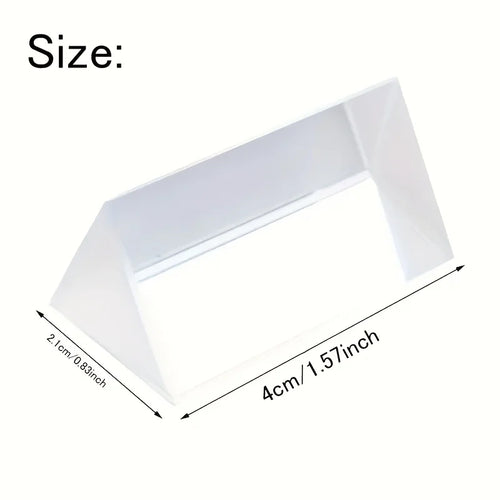 Educational Glass Prism - Spectral Reflection, Ideal Teaching and