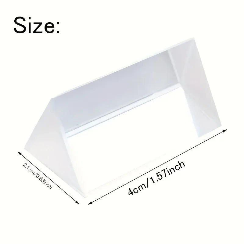 Educational Glass Prism - Spectral Reflection, Ideal Teaching and