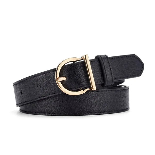 Women's Belt Fashion High-quality Pin Buckle Belt Genuine Luxury Soft