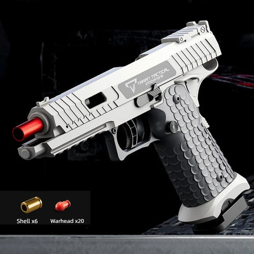 Csnoobs 2011 Continuous Shooting Toy Gun Throwing Shell Pistol Radish