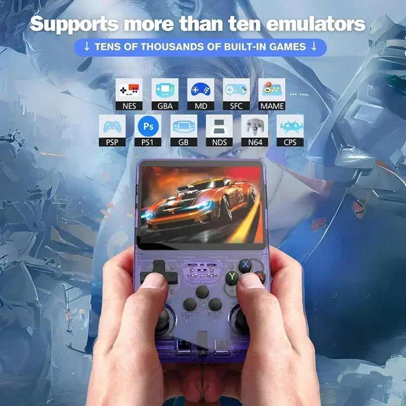 R36S Retro Handheld Video Game Console ARKOS System 3.5 Inch IPS