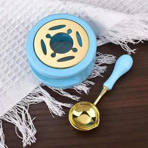 2/3pcs Wax Seal Set Wood Wax Melting Lacquer Furnace With