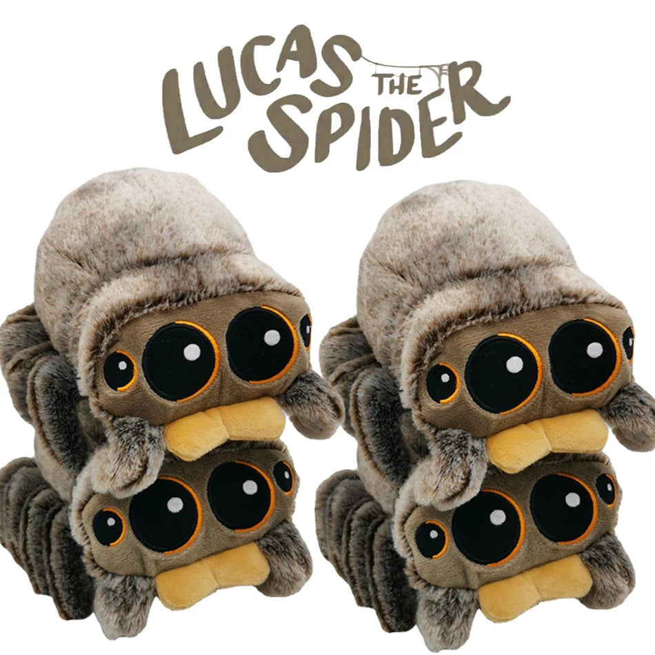 Stuffed Soft Animals Plushies Spider Toy Black Little Lucas Simulated