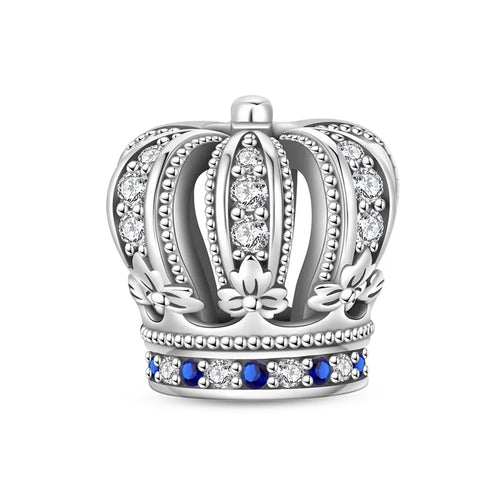 Classic Silver Plated Lotus Guardian Angel Heart-Shaped Zircon Charms