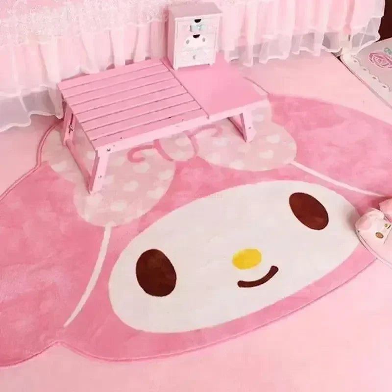 Kawaii My Melody Carpet Kawaii Home Soft Fur Rugs Girls Bedroom Living