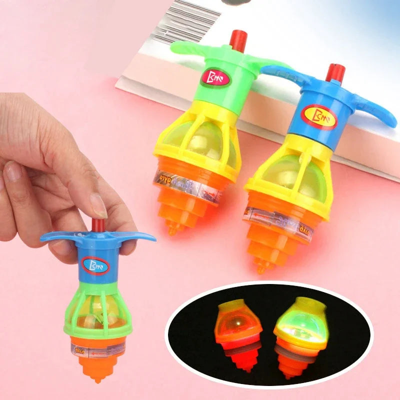 10-20PC Glow Rotating Gyro Kid Toys Birthday Party Favor Gifts