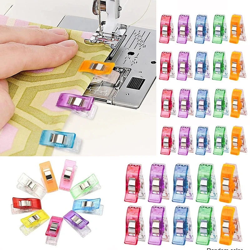 50PCS Sewing Clips Colorful Clips Multipurpose Plastic Craft