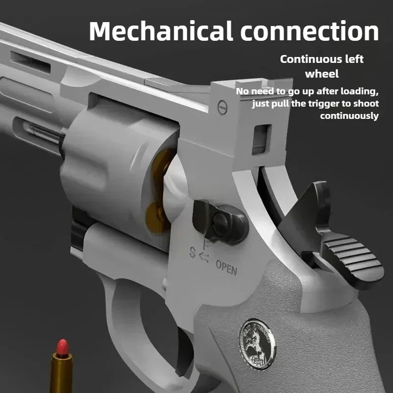 Magnum Zp-5 357 Long Alloy Revolver Soft Bullet Can Be Fired Pistol