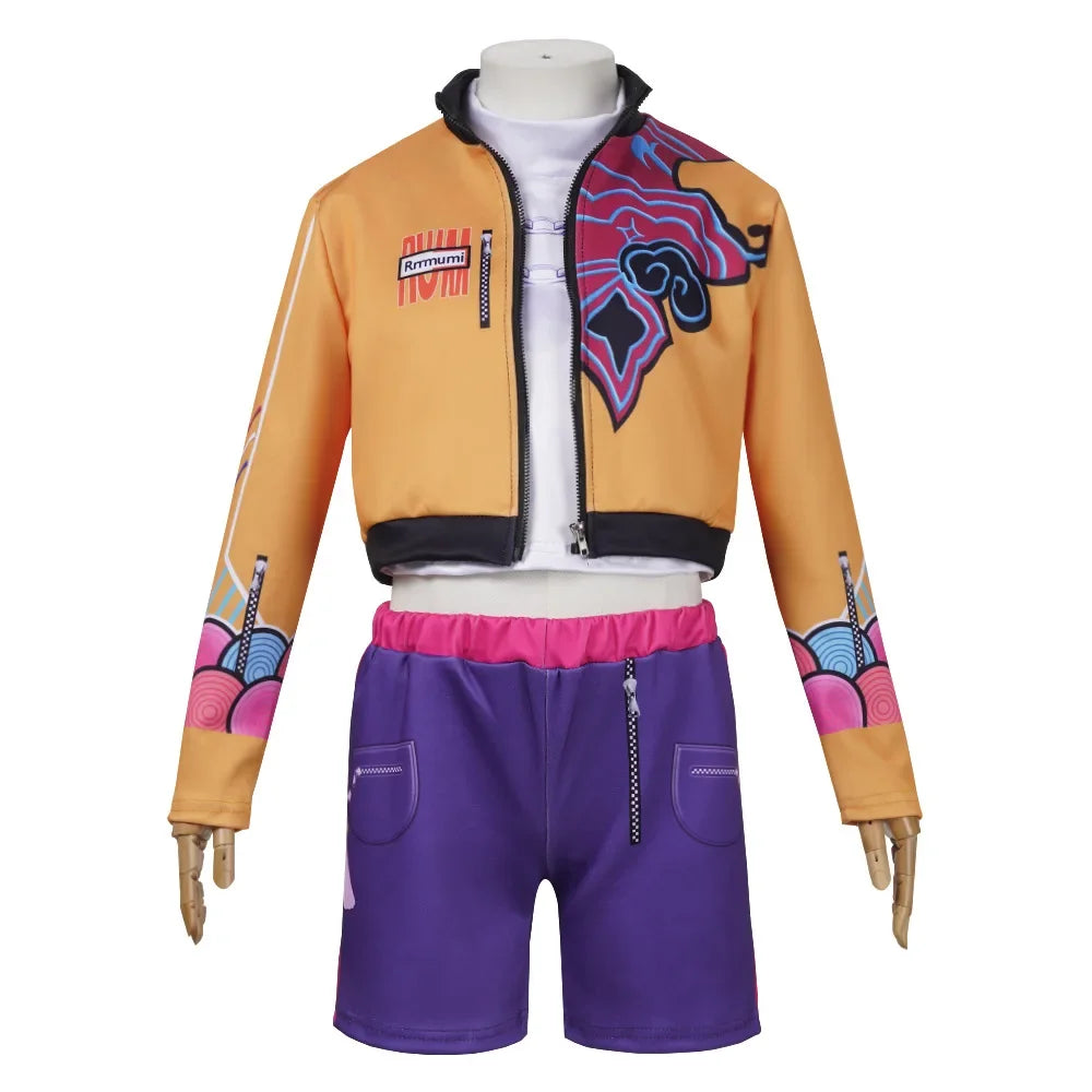 Halloween Huntrix KPop Mira Zoey Rumi Cosplay Costumes Sets for