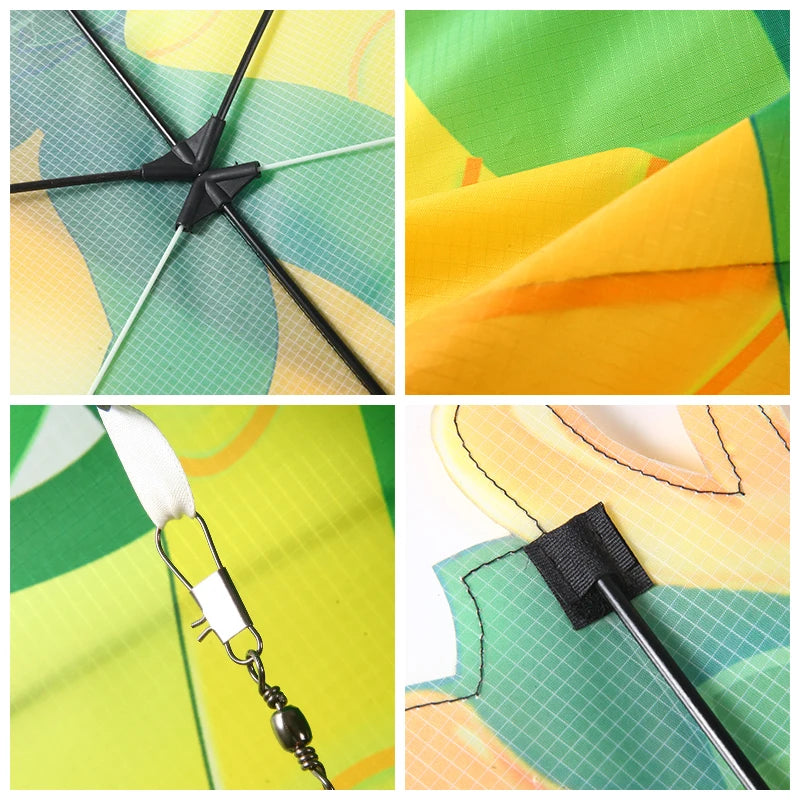 Yongjian Green Chinese Dragon Kite Upgraded Hot Cut Craft Cartoon Kite