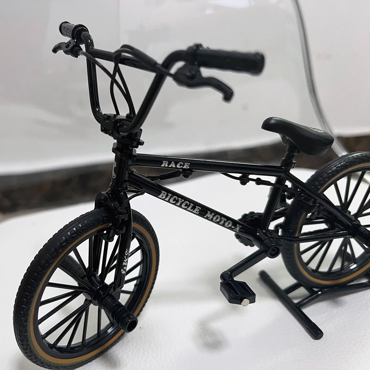 1:8 Mini Model Alloy Bicycle Diecast Decoration Metal Mountain Finger