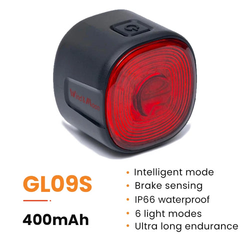 Bicycle Auto Brake Sensing Brake Tail Light Gift lP66Waterproof LED