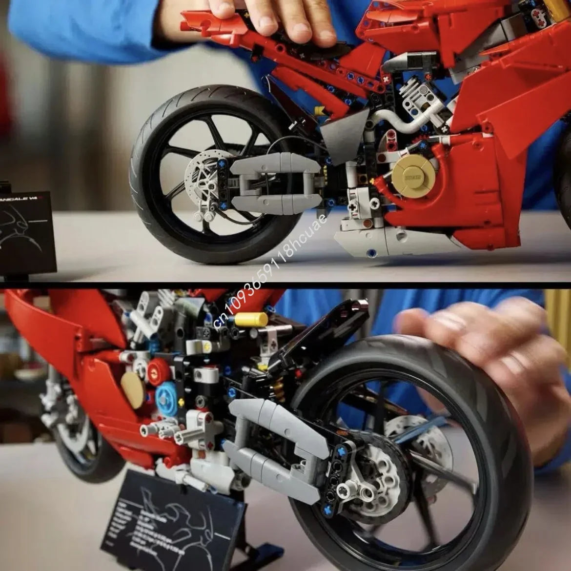 2025 MOC Technical 42202 Ducatis Panigales V4 S Motorcycle Building