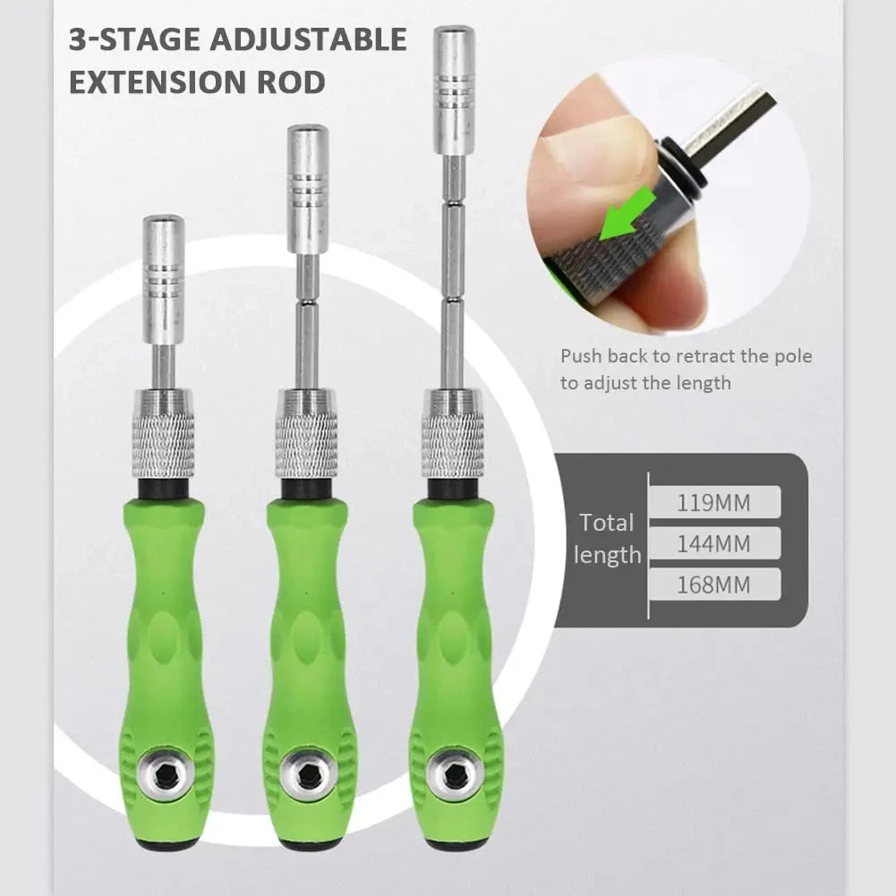 32 in 1 Multifunctional Screwdriver Set with 30 PCS Torx Phillips