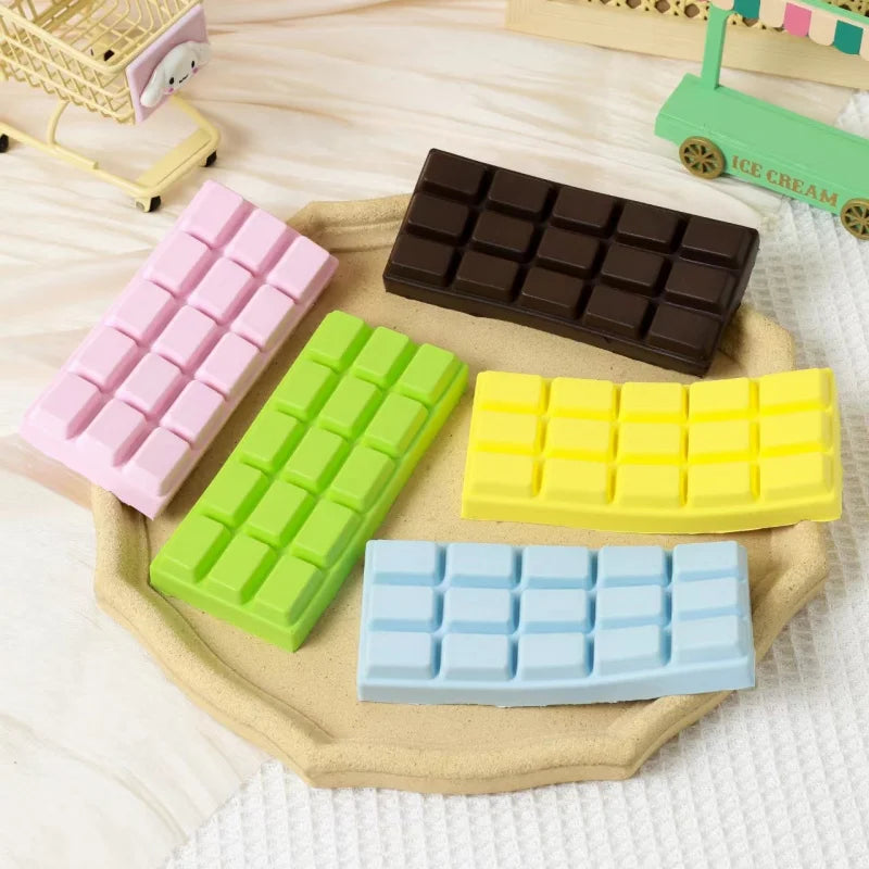 Simulated Chocolate Squeeze Toy PU Soft and Slow Rebound Office Stress