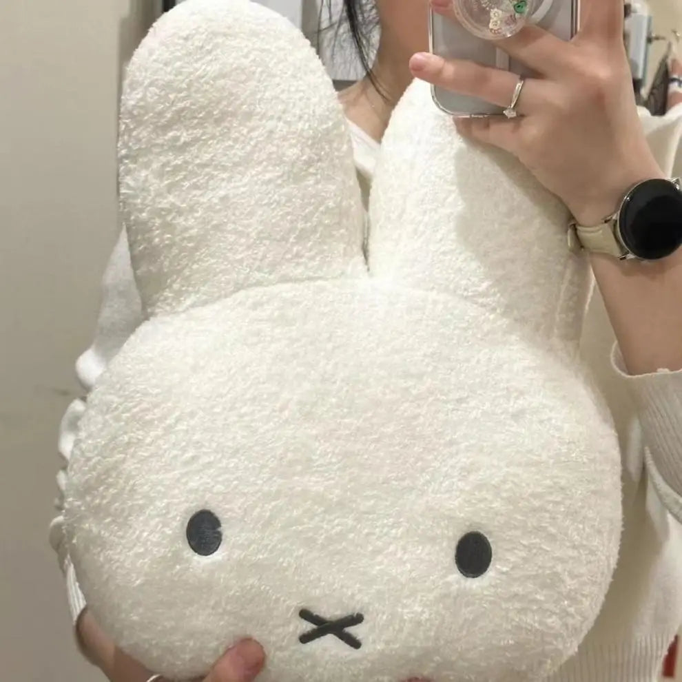 Miffy Black eyes Cute Doll Plush Toy Kawaii Bed Pillow soft