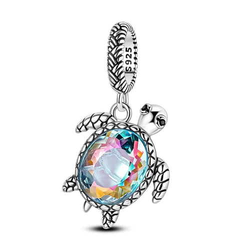 New 925 Sterling Silver Charms Beads Pendants Tree of Life Turtle Love