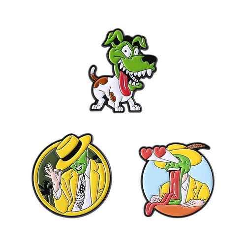 1-9 Pcs/Set Anime Turbo Granny Luck Cat Brooch Enamel Pins Cartoon