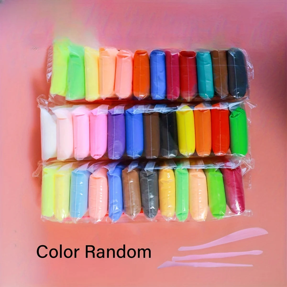12/24/36pcs Magic Air Dry Clay Set - Non-Toxic Modeling Fun for Kids &