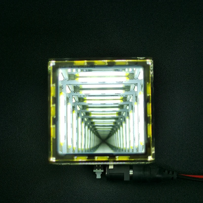 Four-Dimensional Space Supercube Creative Abyss Night Parts Assembly