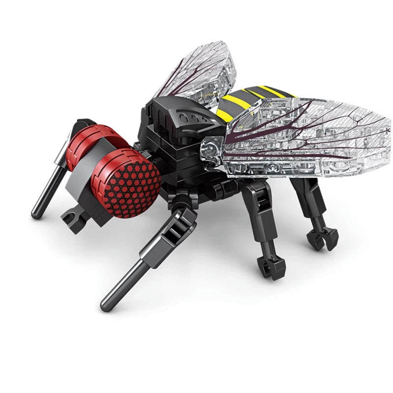 Creative Building Blocks Insect Model Bee Dragonfly Ant Mantis