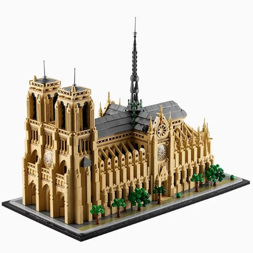 2025 New Notre Dame de Paris World Famous Architecture Model Building