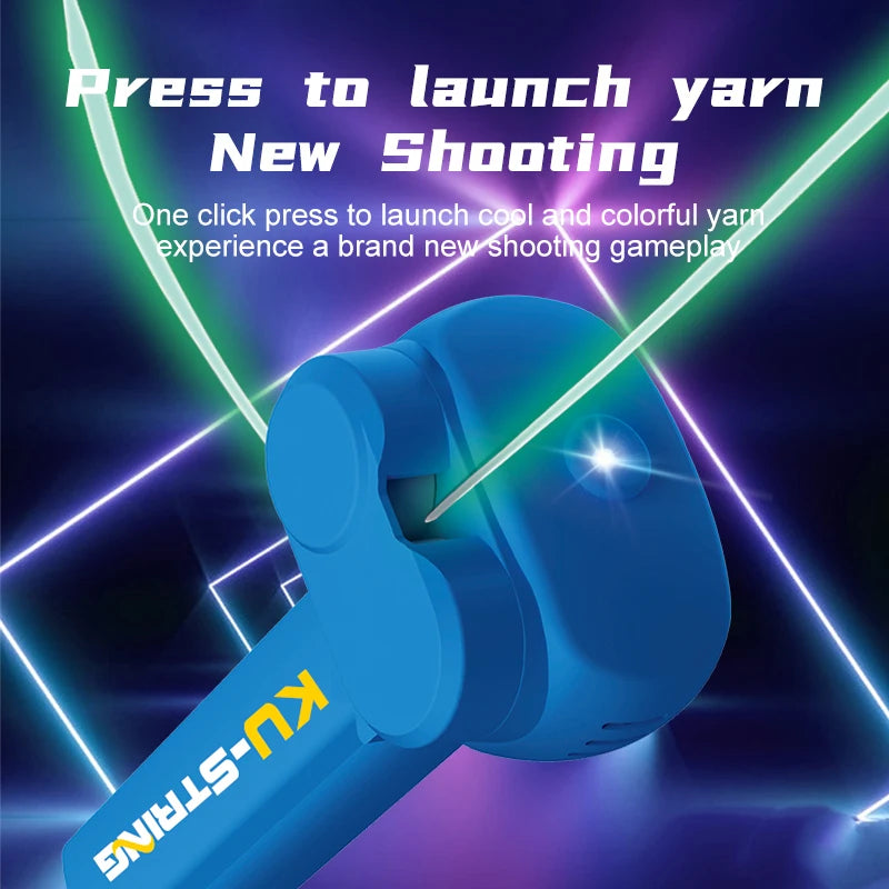 String Rope Glow in The Dark String Rope Launcher Luminous Portable