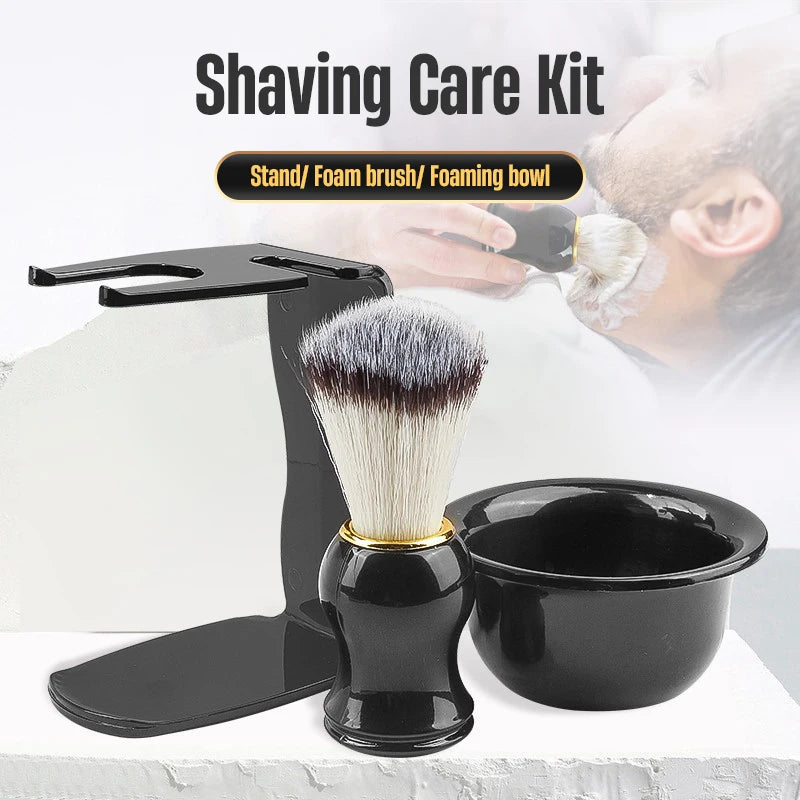 Professional Shaving Brush 1/2/3Pcs Set 3-in-1 Shave Kits, Shaving