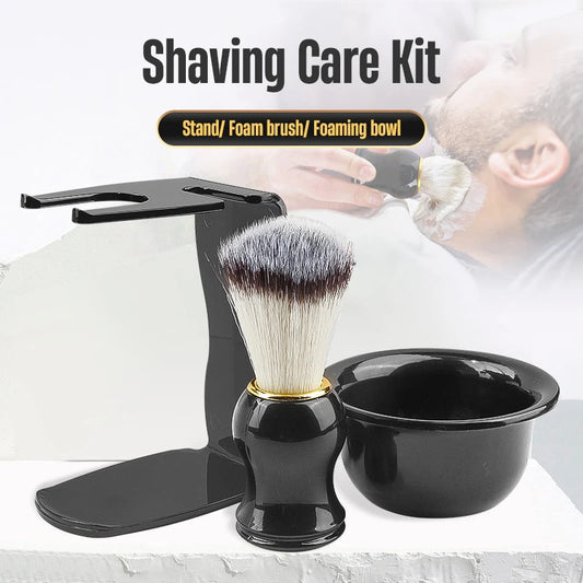 Professional Shaving Brush 1/2/3Pcs Set 3-in-1 Shave Kits, Shaving
