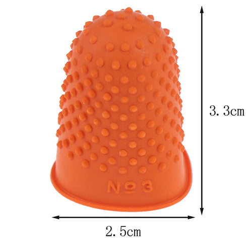 5Pcs Counting Cone Rubber Thimble Protector Sewing Quilter Finger Tip