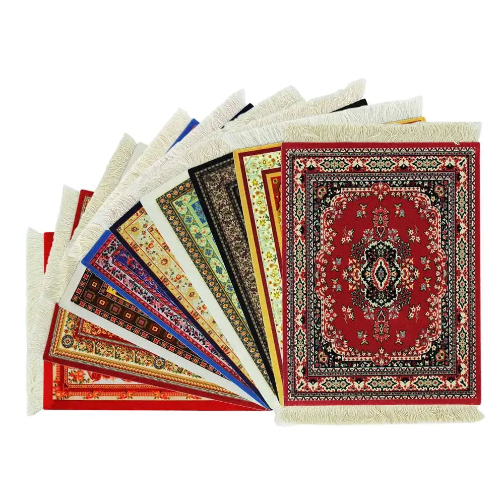 Mini Persian Carpet Mouse Pad Desk Computer Notebook Mouse Mat Tea